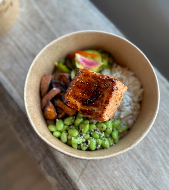 protein bowl salmon